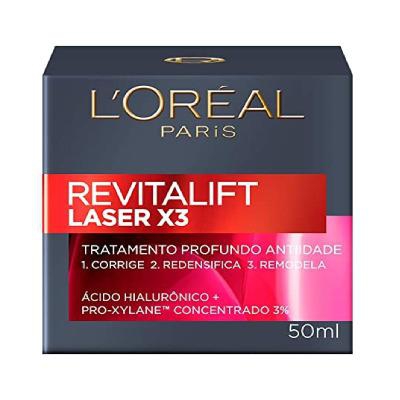 Creme Facial Anti-Idade L'oréal Revitalift Laser X3 Diurno 50ml